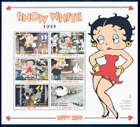 Betty Boop as Snow White Grenada, 2007 Sheet of 6